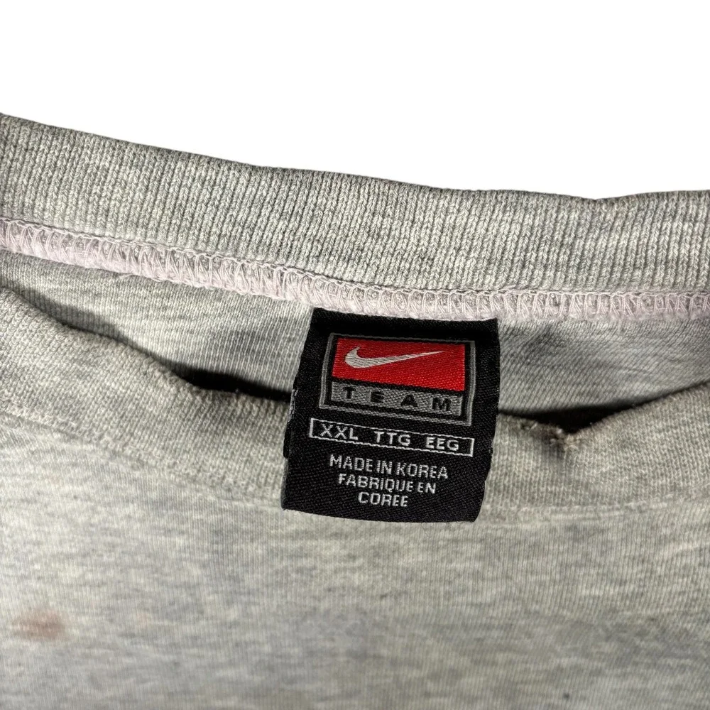 VTG Nike Baltimore Ravens AFC Champions Sweatshirt XXL Gray‎ NFL SuperBowl